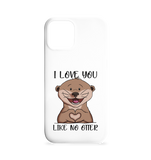 Otter - "Love You Like No Otter" - Iphone 12 / 12 Pro Handyhülle - Schweinchen's Shop - Accessoires -