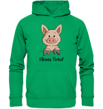 Kleines Ferkel - Kids Premium Hoodie - Schweinchen's Shop - Kinder-Produkte - Kelly Green / 116