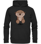 Otter Kids - Kids Premium Hoodie - Schweinchen's Shop - Kinder-Produkte - Schwarz / 116
