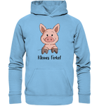 Kleines Ferkel - Kids Premium Hoodie - Schweinchen's Shop - Kinder-Produkte - Sky Blue / 116