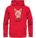 Baby Ferkel - Kids Premium Hoodie - Schweinchen's Shop - Kinder-Produkte - Rot / 116