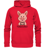 Schweinchen Kids - Kids Premium Hoodie - Schweinchen's Shop - Kinder-Produkte - Rot / 116