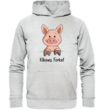 Kleines Ferkel - Kids Premium Hoodie - Schweinchen's Shop - Kinder-Produkte - Heather Grey (meliert) / 116