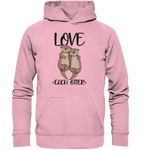 Love Each Otter Kids - Kids Premium Hoodie - Schweinchen's Shop - Kinder-Produkte - Light Pink / 116