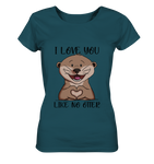 Otter - "Love You Like No Otter" - Ladies Organic Shirt - Schweinchen's Shop - Lady-Shirts - Stargazer / S
