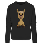 Pullover - Alpaca - Ladies - Schweinchen's Shop - Sweatshirts - Black / S