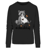 #cheatday - Ladies Organic Sweatshirt - Schweinchen's Shop - Sweatshirts - Black / S