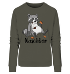 Naschbär - Ladies Organic Sweatshirt - Schweinchen's Shop - Sweatshirts - Khaki / M