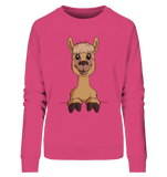 Pullover - Alpaca - Ladies - Schweinchen's Shop - Sweatshirts - Pink Punch / S