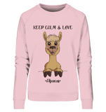 Pullover - "Keep Calm" - Ladies - Schweinchen's Shop - Sweatshirts - Cotton Pink / S