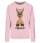 Pullover - "Alpaca" - Ladies - Schweinchen's Shop - Sweatshirts - Cotton Pink / S