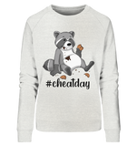 #cheatday - Ladies Organic Sweatshirt - Schweinchen's Shop - Sweatshirts - Cream Heather Grey / L