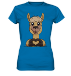 T-Shirt - "Herz" - Ladies - Schweinchen's Shop - Lady-Shirts - Royal Blue / XS