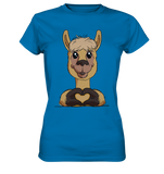 T-Shirt - "Herz" - Ladies - Schweinchen's Shop - Lady-Shirts - Royal Blue / XS