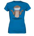 T-Shirt - "mimimi" - Ladies - Schweinchen's Shop - Lady-Shirts - Royal Blue / XS