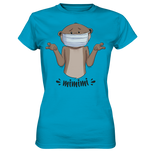 T-Shirt - "mimimi" - Ladies - Schweinchen's Shop - Lady-Shirts - Atoll / XS
