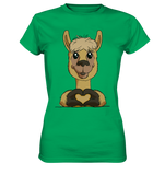 T-Shirt - "Herz" - Ladies - Schweinchen's Shop - Lady-Shirts - Kelly Green / XS