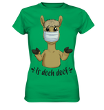 T-Shirt - "is doch doof" - Ladies - Schweinchen's Shop - Lady-Shirts - Kelly Green / XS