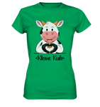 T-Shirt - "Kleine Kuh" - Ladies - Schweinchen's Shop - Lady-Shirts - Kelly Green / XS