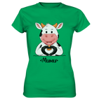 "MUMU" - Ladies Premium Shirt - Schweinchen's Shop - Lady-Shirts - Kelly Green / XS