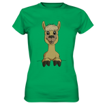 Alpaka o.T. - Ladies Premium Shirt - Schweinchen's Shop - Lady-Shirts - Kelly Green / XS