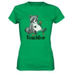 Naschbär - Ladies Premium Shirt - Schweinchen's Shop - Lady-Shirts - Kelly Green / XS