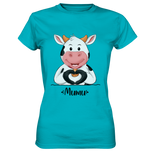 "MUMU" - Ladies Premium Shirt - Schweinchen's Shop - Lady-Shirts - Swimming Pool / XS