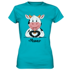 T-Shirt - "MUMU" - Ladies - Schweinchen's Shop - Lady-Shirts - Swimming Pool / XS