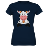 Kuh o-T. - Ladies Premium Shirt - Schweinchen's Shop - Lady-Shirts - Navy / XS