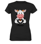 "MUMU" - Ladies Premium Shirt - Schweinchen's Shop - Lady-Shirts - Black / XS
