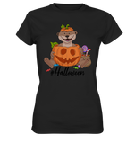 T-Shirt - "Halloween" - Ladies - Schweinchen's Shop - Lady-Shirts - Black / XS