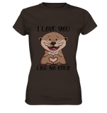 Otter - "Love You Like No Otter" - Ladies Premium Shirt - Schweinchen's Shop - Lady-Shirts -