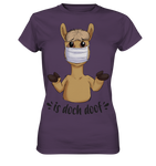 T-Shirt - "is doch doof" - Ladies - Schweinchen's Shop - Lady-Shirts - Urban Purple / XS