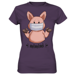 T-Shirt - "mimimi" - Ladies - Schweinchen's Shop - Lady-Shirts - Urban Purple / XS
