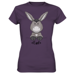 "Esel" - Esel - Ladies Premium Shirt - Schweinchen's Shop - Lady-Shirts - Urban Purple / XS