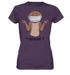 T-Shirt - "mimimi" - Ladies - Schweinchen's Shop - Lady-Shirts - Urban Purple / XS