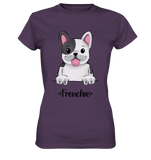 "Frenchie" - Ladies Premium Shirt - Schweinchen's Shop - Lady-Shirts - Urban Purple / XS