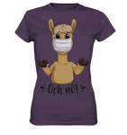 T-Shirt - "och nö" - Ladies - Schweinchen's Shop - Lady-Shirts - Urban Purple / XS