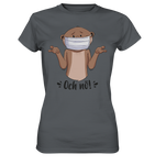 T-Shirt - "och nö" - Ladies - Schweinchen's Shop - Lady-Shirts - Dark Grey / XS