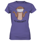 T-Shirt - "Is doch doof" - Ladies - Schweinchen's Shop - Lady-Shirts - Millenial Lilac / XS