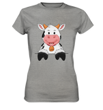 Kuh o-T. - Ladies Premium Shirt - Schweinchen's Shop - Lady-Shirts - Sports Grey (meliert) / XS