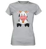 Kuh o-T. - Ladies Premium Shirt - Schweinchen's Shop - Lady-Shirts - Pacific Grey / XS