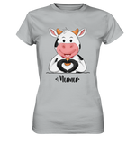T-Shirt - "MUMU" - Ladies - Schweinchen's Shop - Lady-Shirts - Pacific Grey / XS