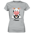 "MUMU" - Ladies Premium Shirt - Schweinchen's Shop - Lady-Shirts - Pacific Grey / XS
