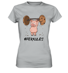 "Ferkules" - Ladies Premium Shirt - Schweinchen's Shop - Lady-Shirts - Pacific Grey / XS