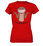 T-Shirt - "Is doch doof" - Ladies - Schweinchen's Shop - Lady-Shirts - Red / XS