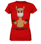 T-Shirt - "mimimi" - Ladies - Schweinchen's Shop - Lady-Shirts - Red / XS
