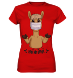 T-Shirt - "mimimi" - Ladies - Schweinchen's Shop - Lady-Shirts - Red / XS