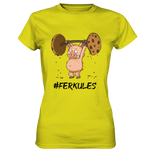 "Ferkules" - Ladies Premium Shirt - Schweinchen's Shop - Lady-Shirts - Pixel Lime / XS