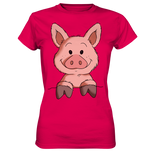 T-Shirt - Schweinchen - Ladies - Schweinchen's Shop - Lady-Shirts - Sorbet / XS